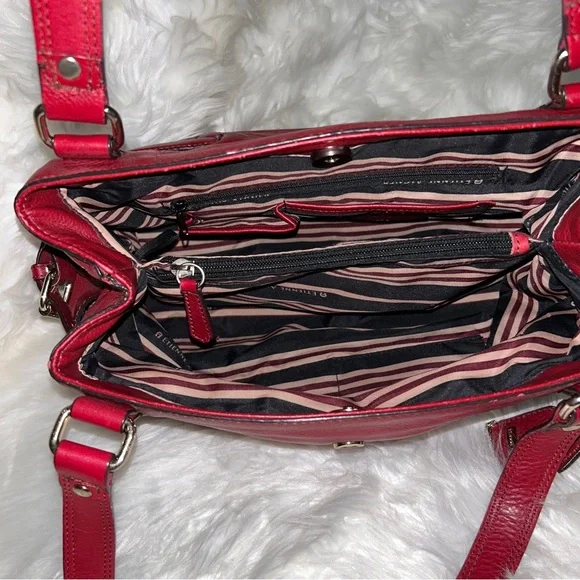 Etienne Aigner Tucson Handbag Style 70316 in Garnet - Picture 4 of 12
